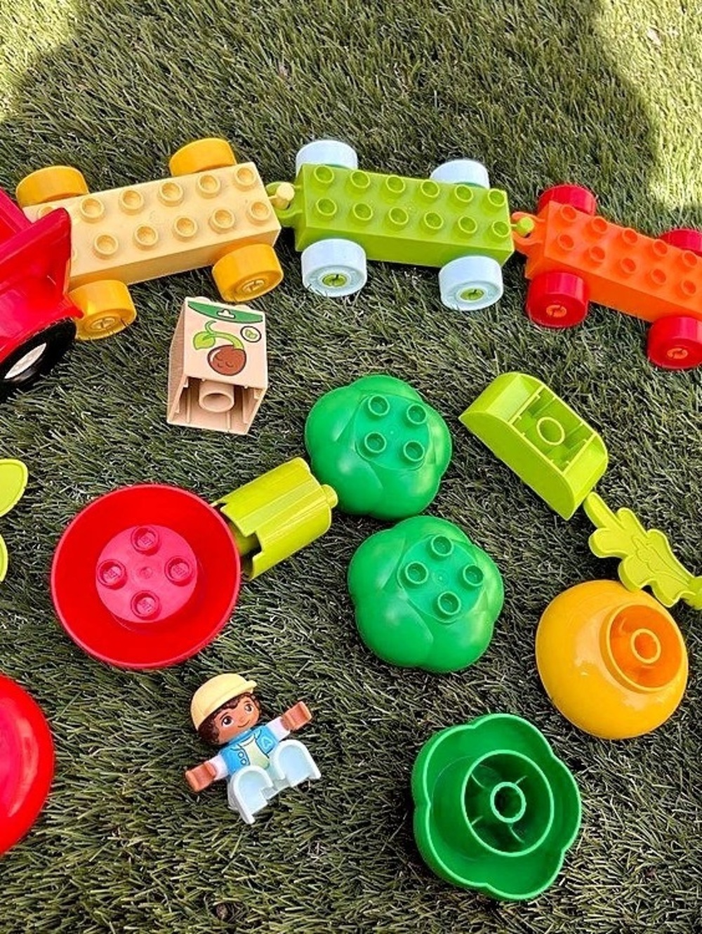 LEGO DUPLO My First Fruit and Vegetable Tractor Building Set